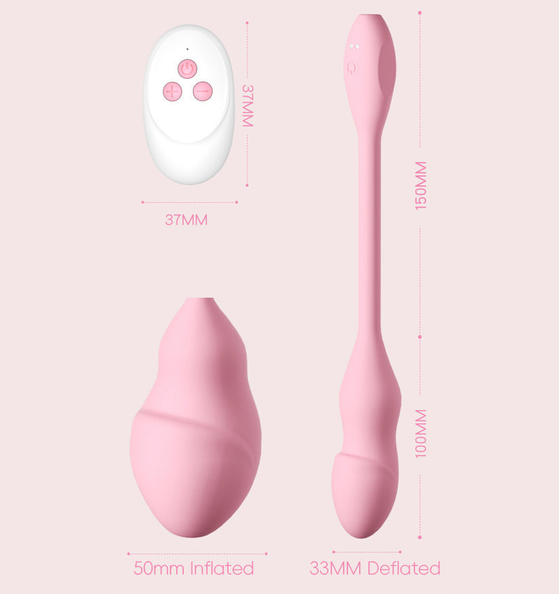 Wearable Remote - Controlled Vibrator with Inflatable - detail view