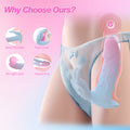 APP Dual Vibration Telescopic Rabbit Invisible Wearable Vibrator Egg Massage Vibrating Stick — view 2