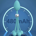 Men and women adult toys, couples shared posterior multi-bead anal plug, insertable vibrating — view 4