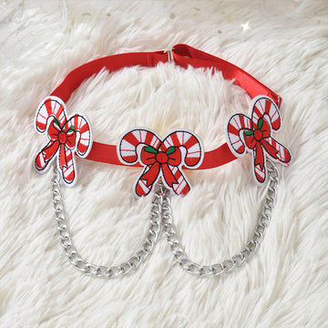 Festival Carnival Christmas Costume Accessories Women's Red Adjustable Thigh Ring