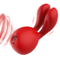 Silicone Rabbit Vibrator with Dual Sucking and Vibrating - alternate view