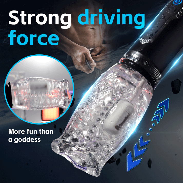 telescopic rotating airplane cup sex toys for men — view 3