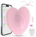 Heart - Shaped APP and Remote Control Vibrator - alternate view