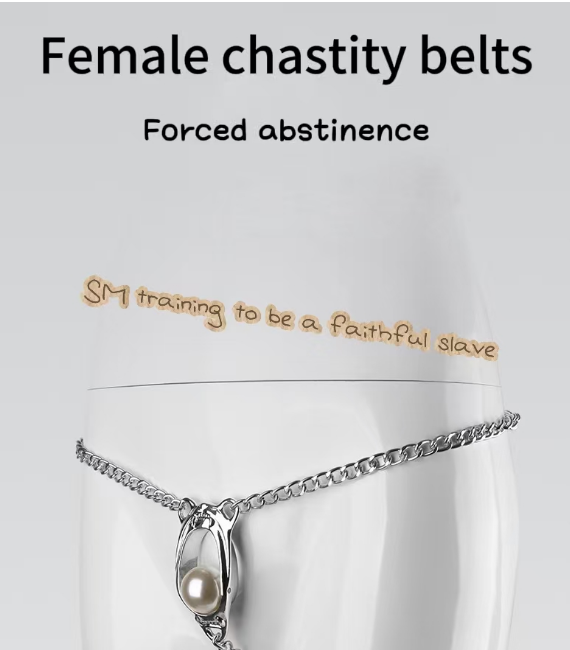 T-shaped adjustable chastity belt
