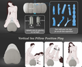 Heart Shaped Inflatable Bedroom Dildo ，upsize Pillow with - detail view
