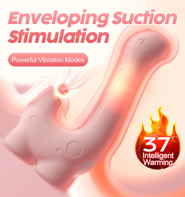 Dinosaur-Inspired Dual-Action Suction Vibrator — view 4
