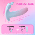 APP Dual Vibration Telescopic Rabbit Invisible Wearable Vibrator Egg Massage Vibrating Stick — view 3