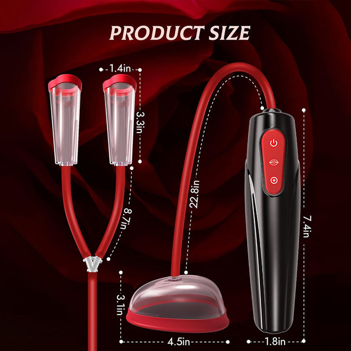 Waterproof Suction Vibrator Kit with ABS+PP Construction, Strong Suction Power — view 3