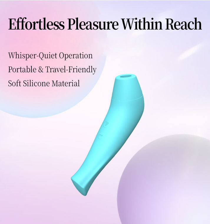 Suction & vibration, multi-frequency, quiet, fully waterproof, full silicone wrapped adult personal massager — view 3
