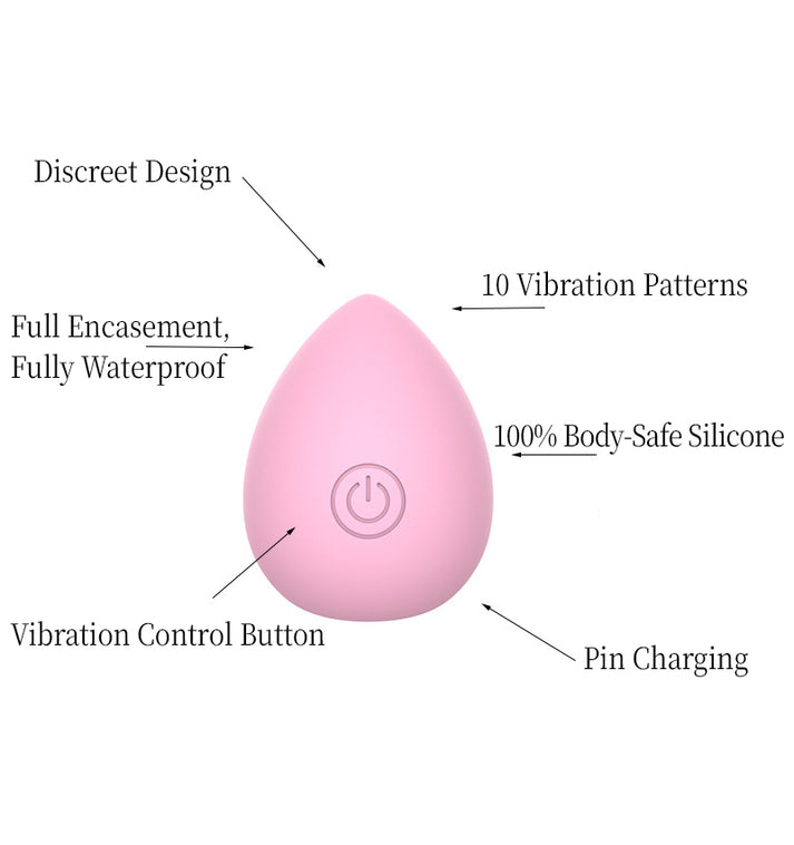 Wireless multi-frequency vibration, hidden remote control personal massager — view 5