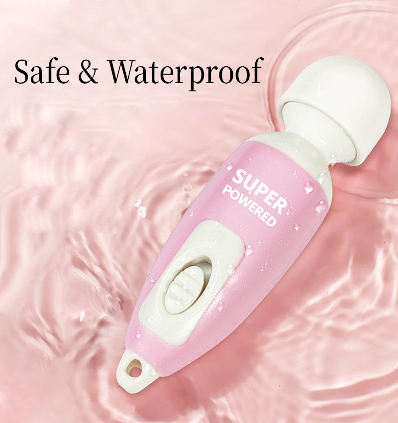 Mini AV Massage Vibrator - Pink - detail view