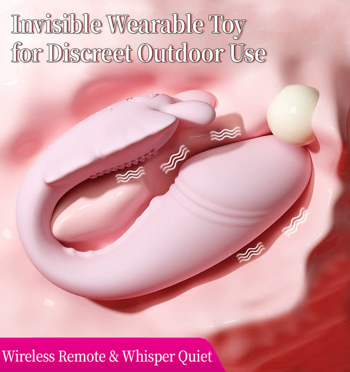 Remote Control Silent Waterproof Wearable Butterfly Vibrator, Female Clitoral Stimulator — view 3
