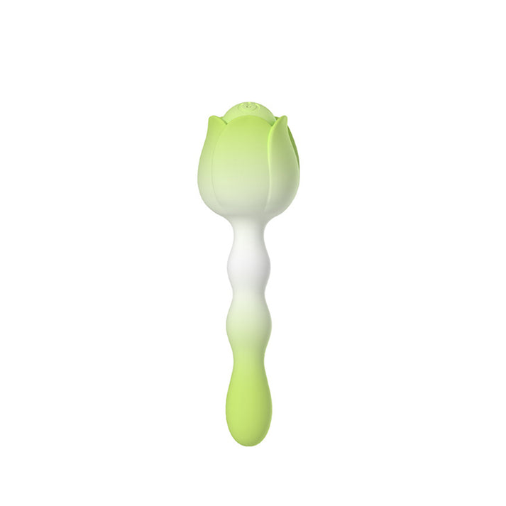 Mini Detachable Silicone Rose Vibration Massager