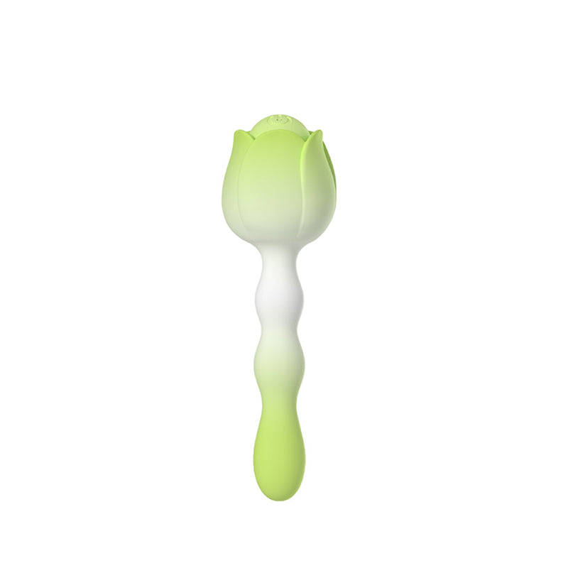 Mini Detachable Silicone Rose Vibration Massager