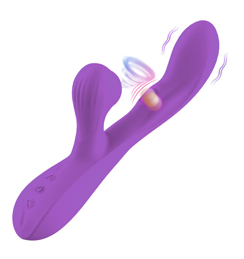 Auto-Sucking Flicking Wand Vibrator（71）