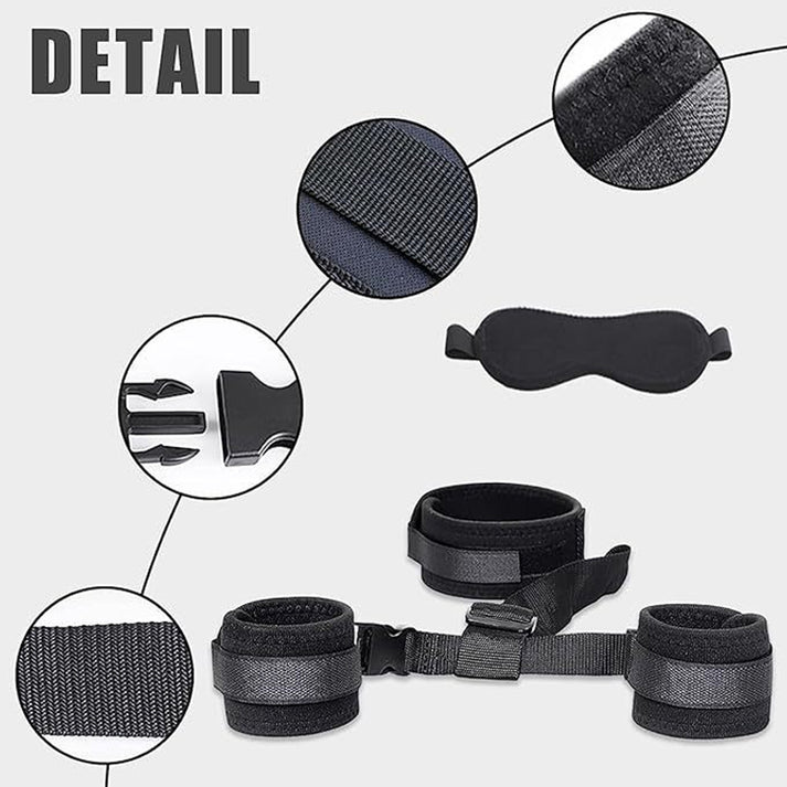 Adjustable Leather Restraint Cuffs — view 4