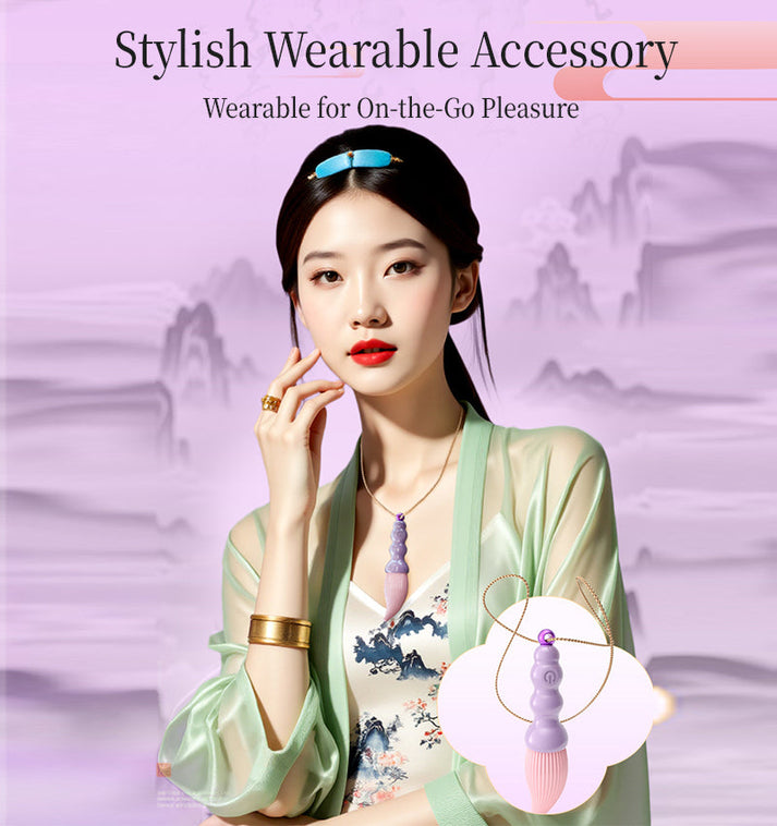 Wearable Pendant Egg Vibrator, Mini Discreet Massager for Female Pleasure — view 6