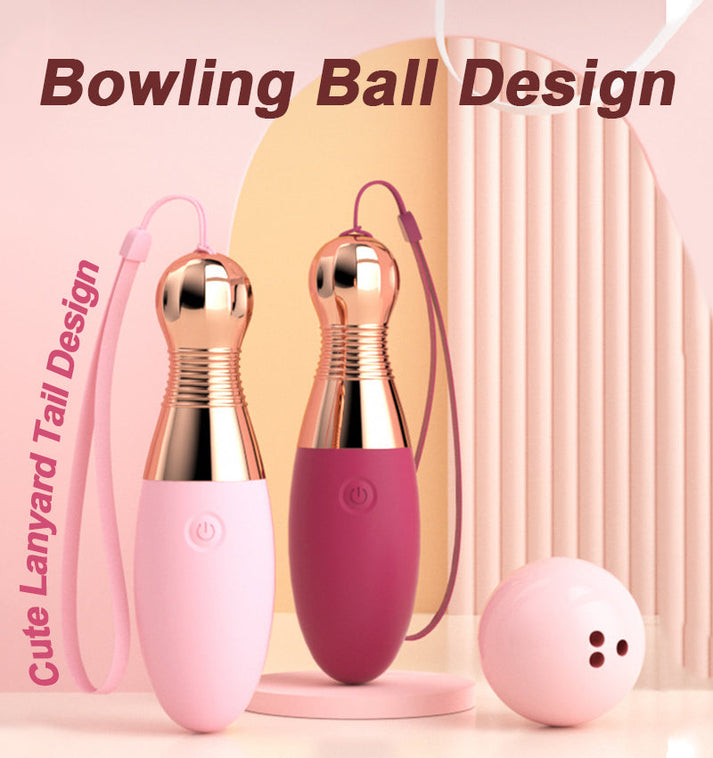 Bowling Ball Shaped 10-Speed Wireless Wand Vibrator for Women — view 7