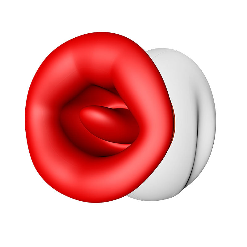 10-speed oral suction vibrator with licking tongue