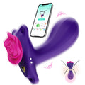 Wearable Rose Vibrating Female Insertable Strong Vibration Wireless Remote Control Non-stretching Female Vibrator — view 2