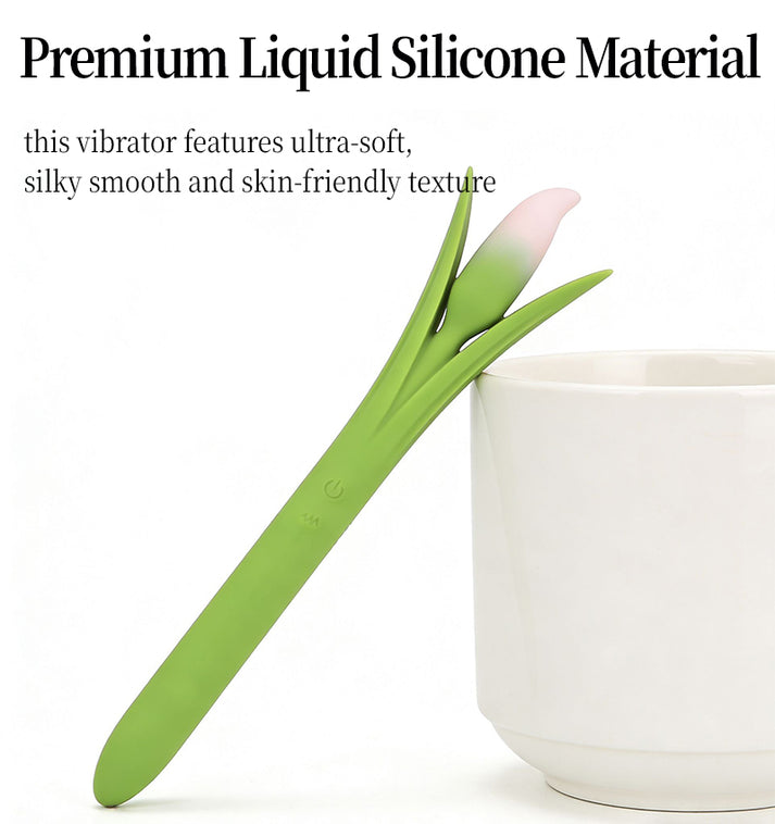 Liquid Silicone Sprouting Vibrator for Women, Flexible G-spot Stimulation, Dual Internal and External Vibration — view 3