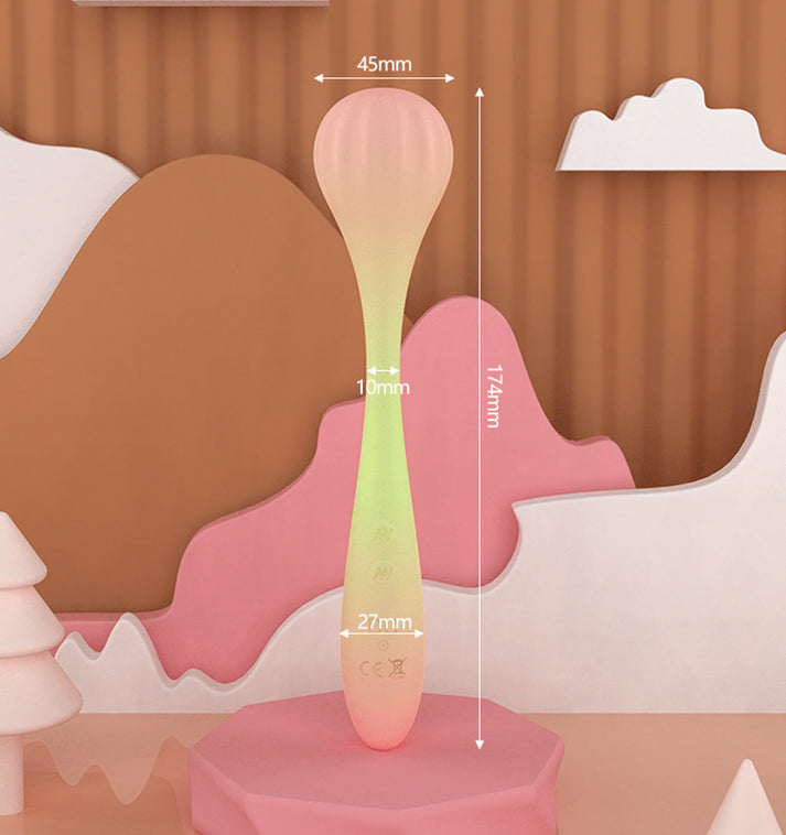 Bendable Double Head Full Silicone Vibrator — view 2