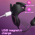 The Double - Ring Essence Locking Ring Vibration Remote - alternate view