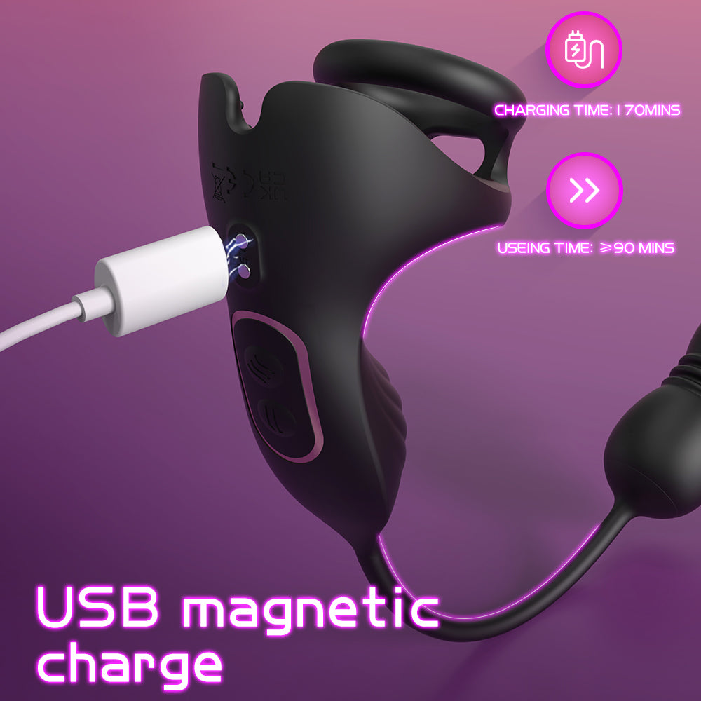 The Double - Ring Essence Locking Ring Vibration Remote - alternate view