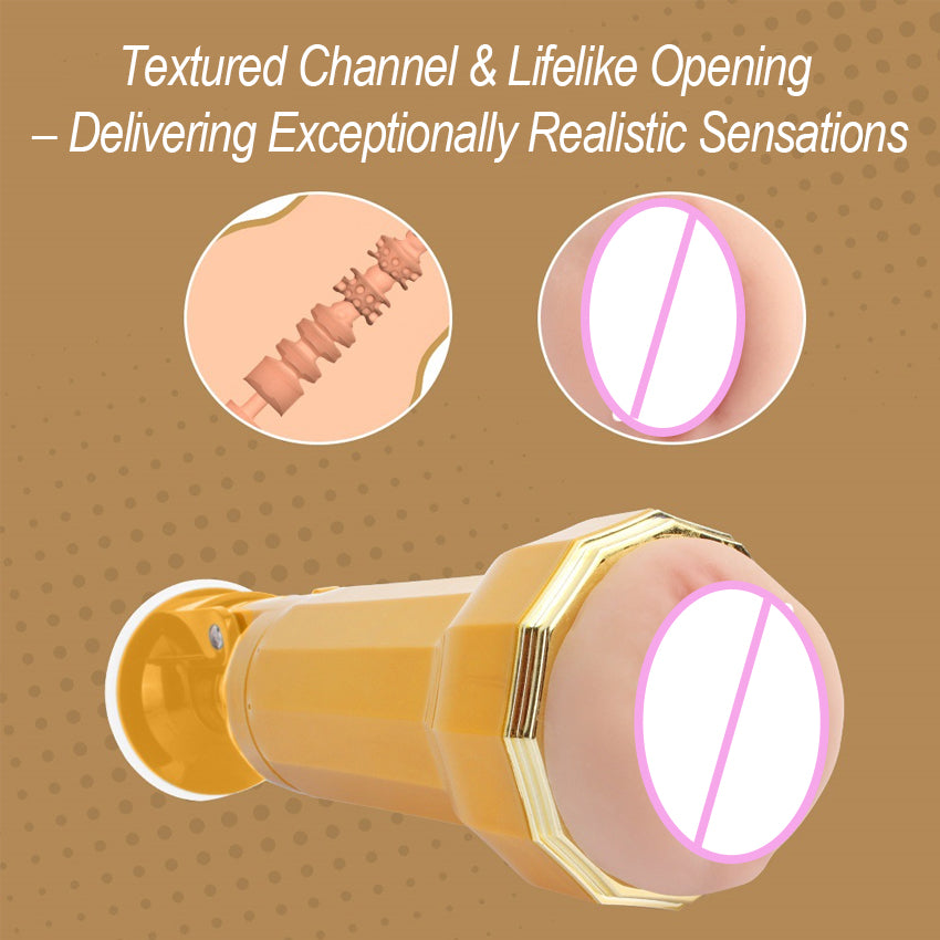 Rechargeable Vibrating Masturbator — view 4
