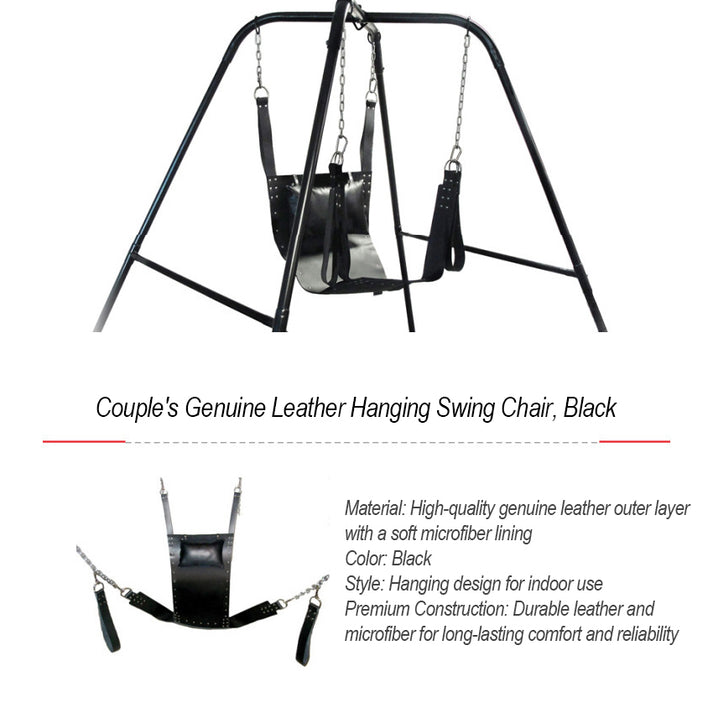 Couple's Adjustable Hanging Swing Hammock for Indoor Relaxation — view 4