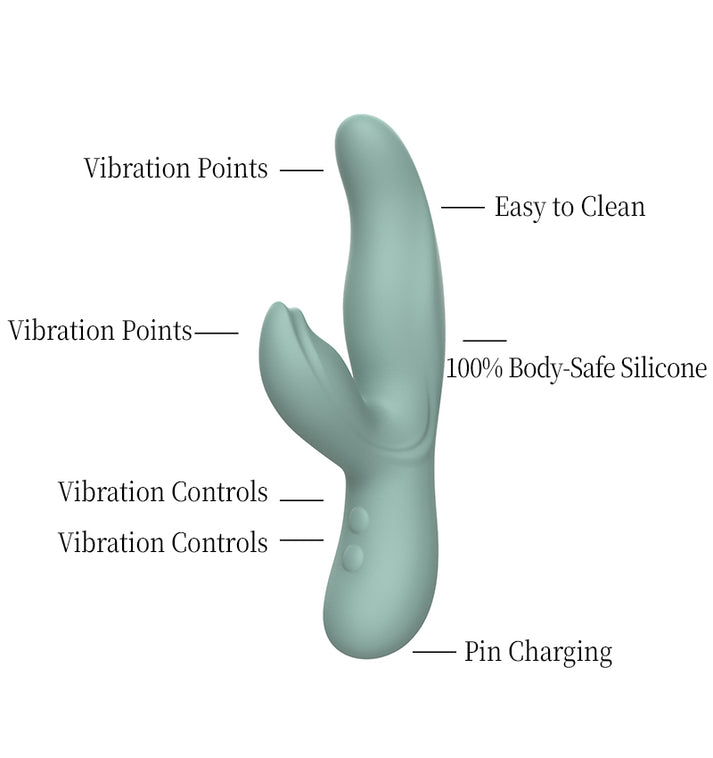 Quiet & Multi-frequency Skin-Friendly Silicone Silent Vibrator — view 4