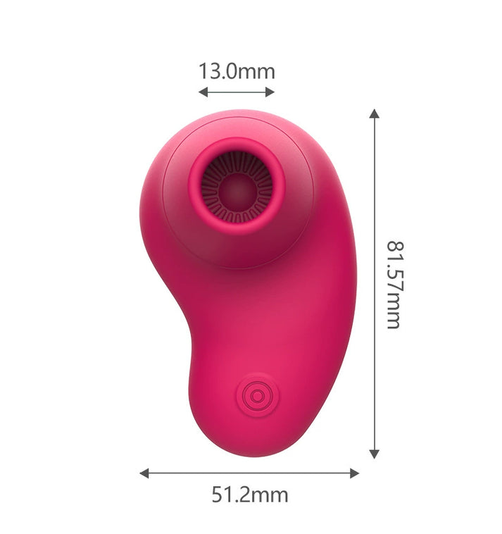 Mini double slap sucking vibrator — view 5