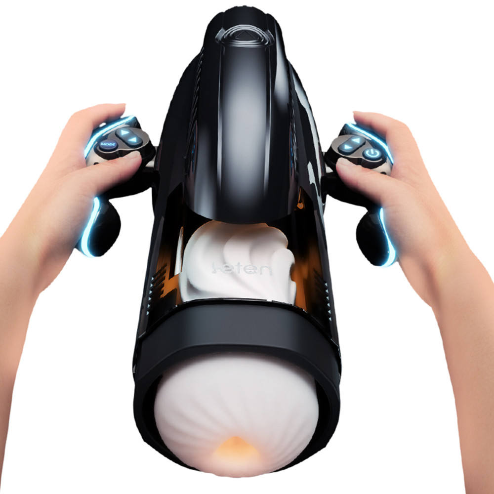 Automatic Telescopic Sucking Heating Thrusting Male Masturbator Men Masturbation Cup Sex Toys for Man — view 2