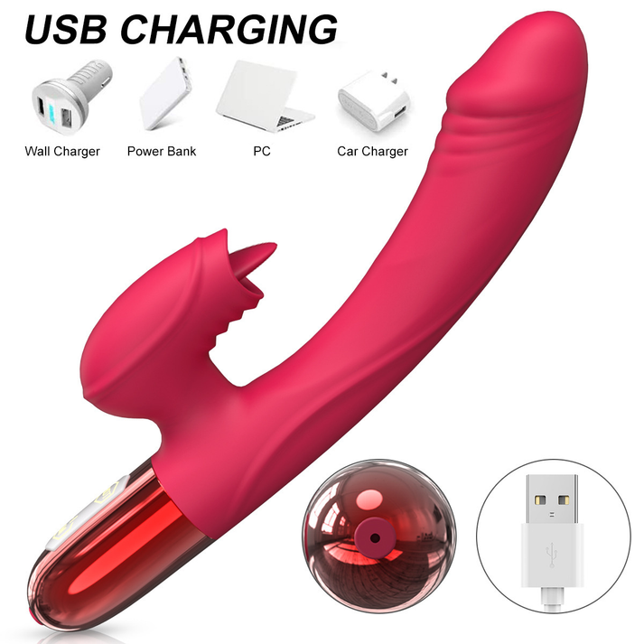 Heated Tongue Licking Vibrator - gallery image