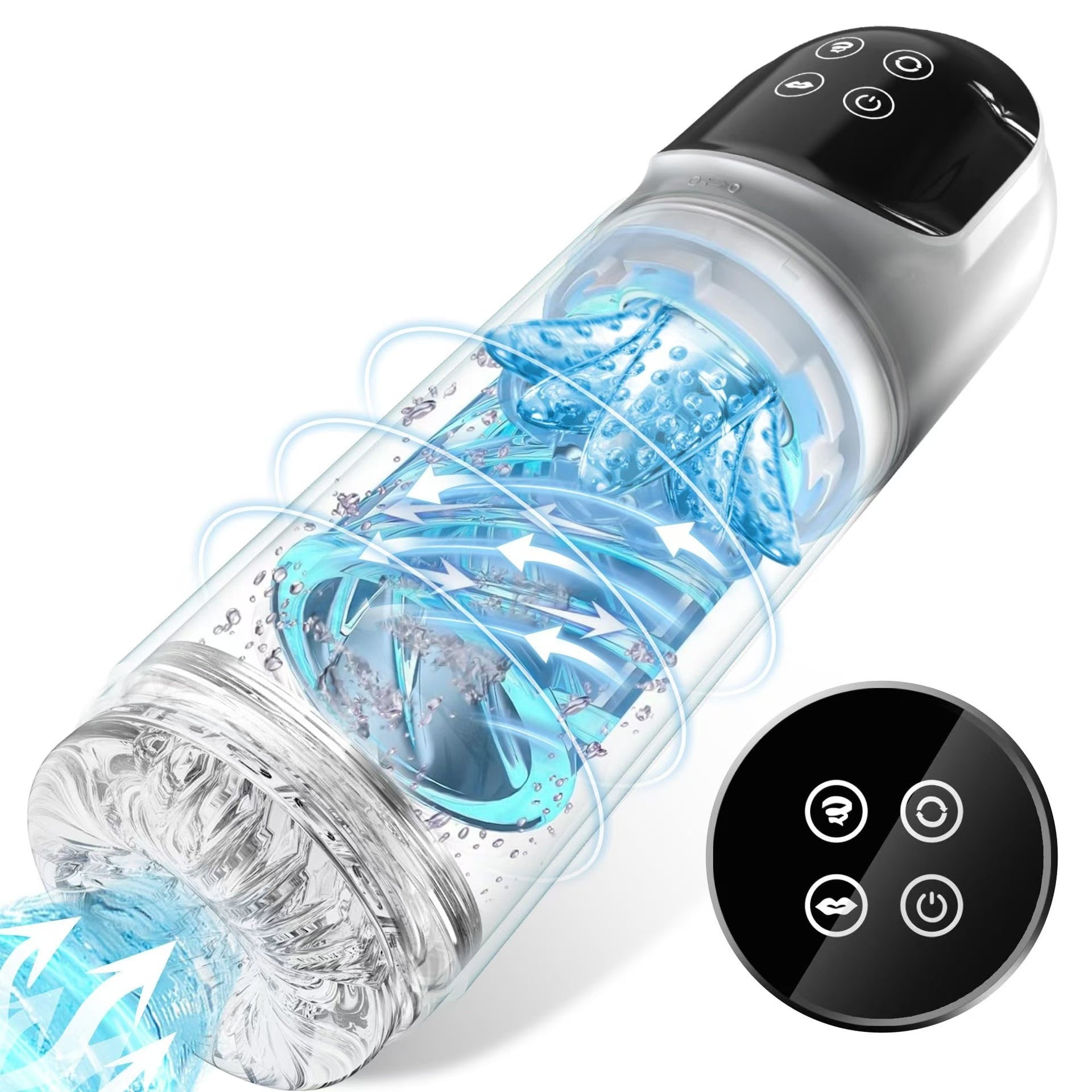5 - in - 1 Automatic Thrusting & Sucking Male Masturbator - alternate image