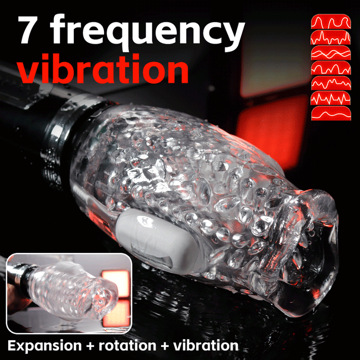 telescopic rotating airplane cup sex toys for men — view 2