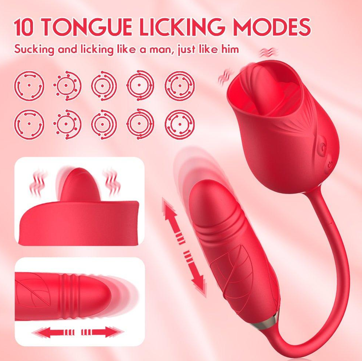 Rose Sex Toys Dildo Vibrator — view 3