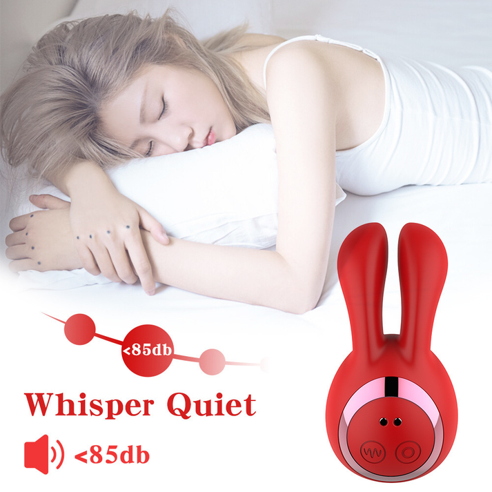 Silicone Rabbit Vibrator with Dual Sucking and Vibrating - gallery image