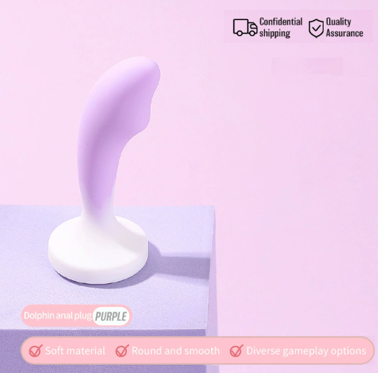 Mini silicone candy color anal plug