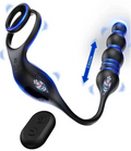 ARCHIE4| Vibrating and Thrusting Anal Plug - alternate view