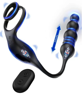 ARCHIE4| Vibrating and Thrusting Anal Plug