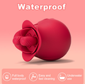 Female Clitoral Nipple Double Tongue Vibrator - detail view