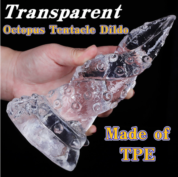 Crystal double-dragon fantasy anal dildo