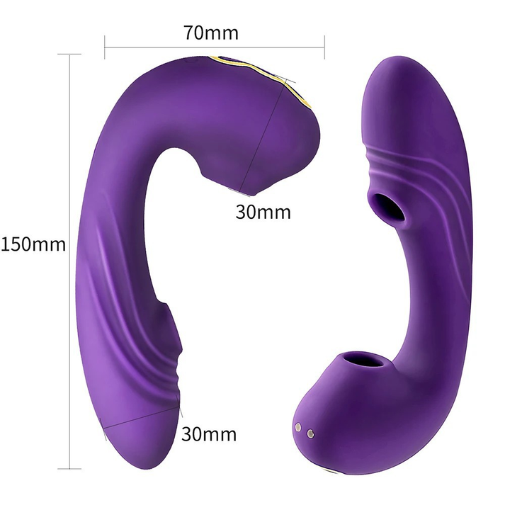 Women's Double - Suction Quick - Thrust Vibrator - gallery image
