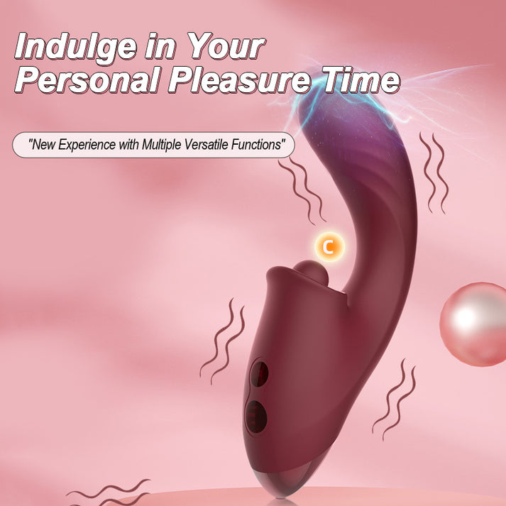 Female Silicone Vibrator with Telescopic & Pulsing Functions — view 8