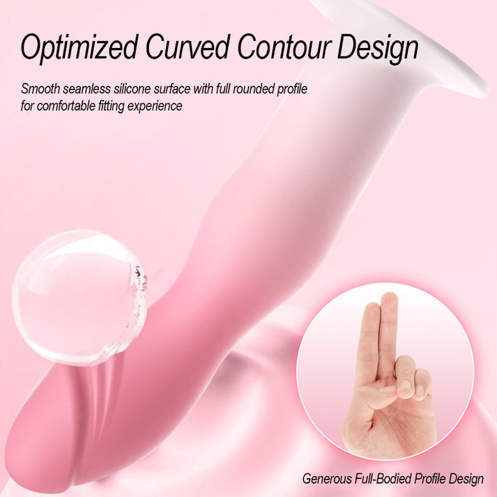 Gradient Tone Liquid Silicone Vibrator, Slim Compact Build with Daily Waterproof Structure — view 5