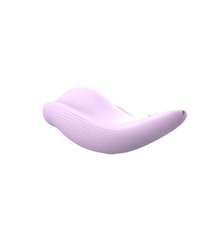 Wearable egg-shaped panty vibrator with wireless remote control