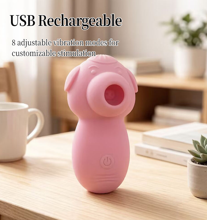 Intimate Suction & Vibration Toy with Dual-Mode Insertable Stimulation — view 5
