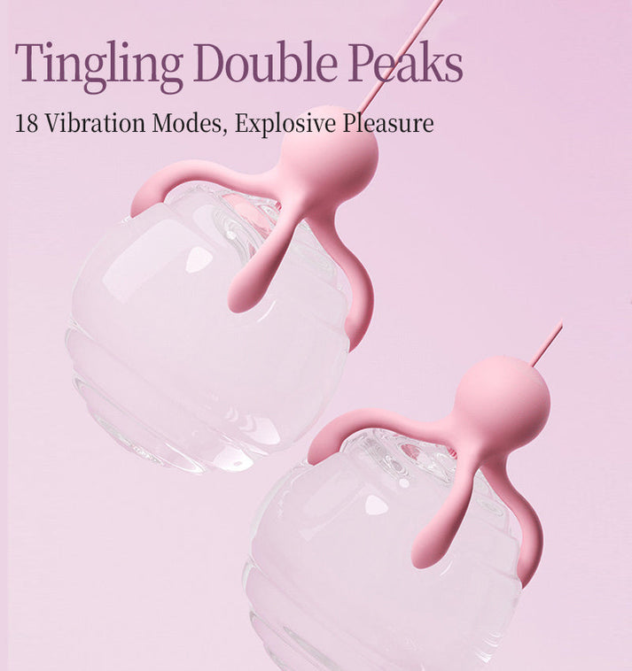 Octopus Breast Vibrator, Female Chest & Nipple Stimulation Massager — view 6