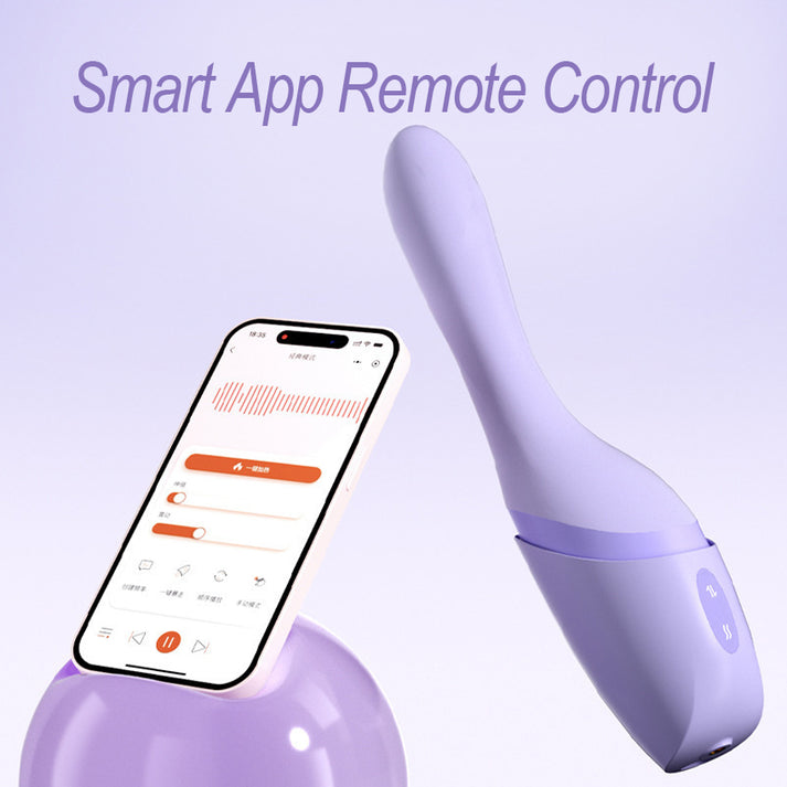 Smart App-Controlled Thrusting & Warming Vibrator — view 5